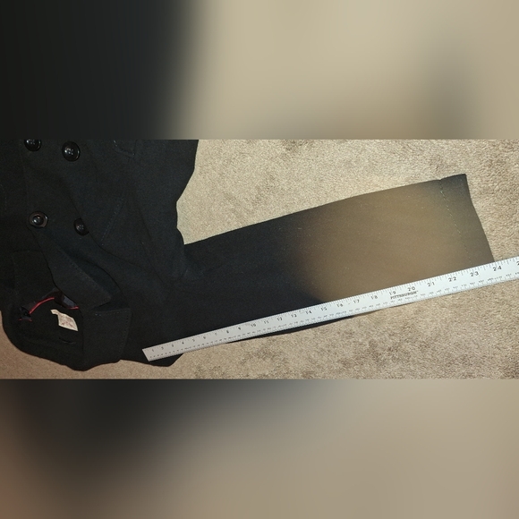 Faded Glory/Elegant Black Women's Peacoat/ Size 2x - Picture 6 of 10